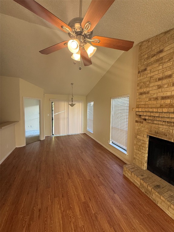 2504 Howellwood Way, Unit B Austin, TX 78748 - Photo 9 of 20 a view of empty room with wooden floor and fan