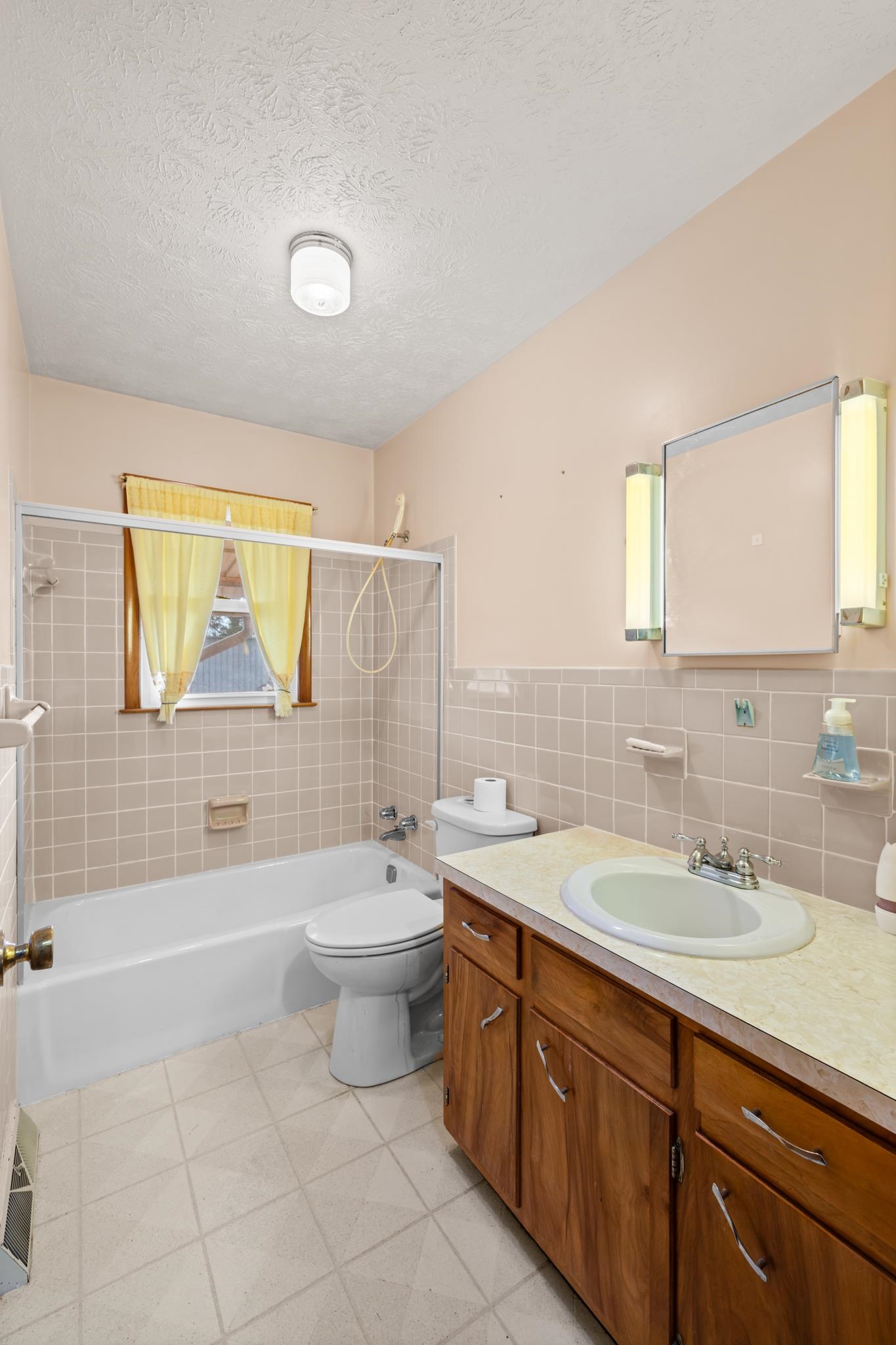 3493 Zion Church Road Broadway, VA 22815 - Photo 23 of 74 a bathroom with a double vanity sink toilet and shower
