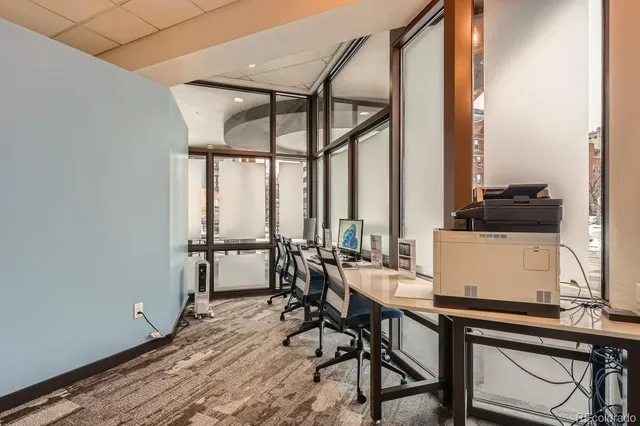 a room with furniture and window