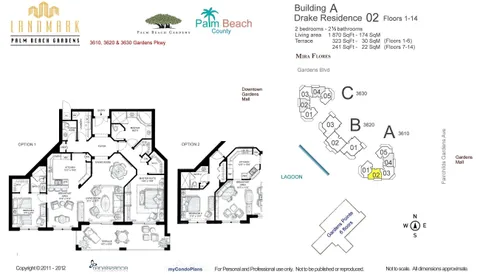 $775,000 | 3610 Gardens Parkway, Unit 502A, Palm Beach Gardens, FL 33410