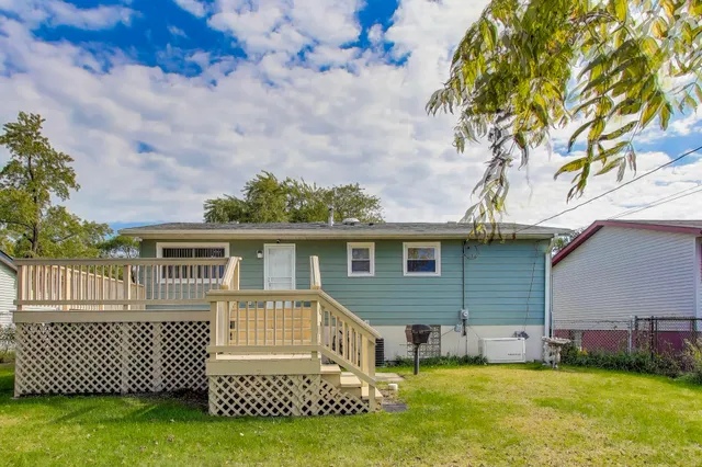 a view of a house with a garden