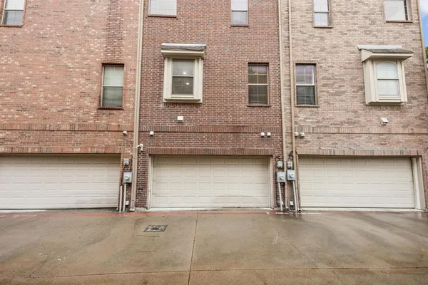 a view of entrance gate of a building