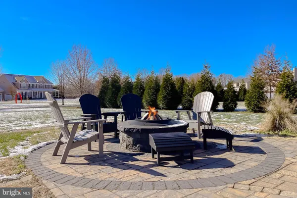 a view of open space with yard