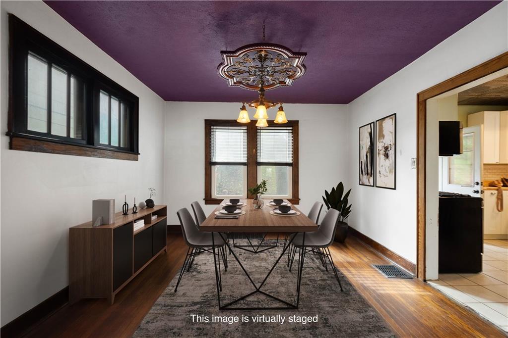 808 5th Avenue Coraopolis, PA 15108 - Photo 9 of 30 a view of a dining room with furniture window and wooden floor