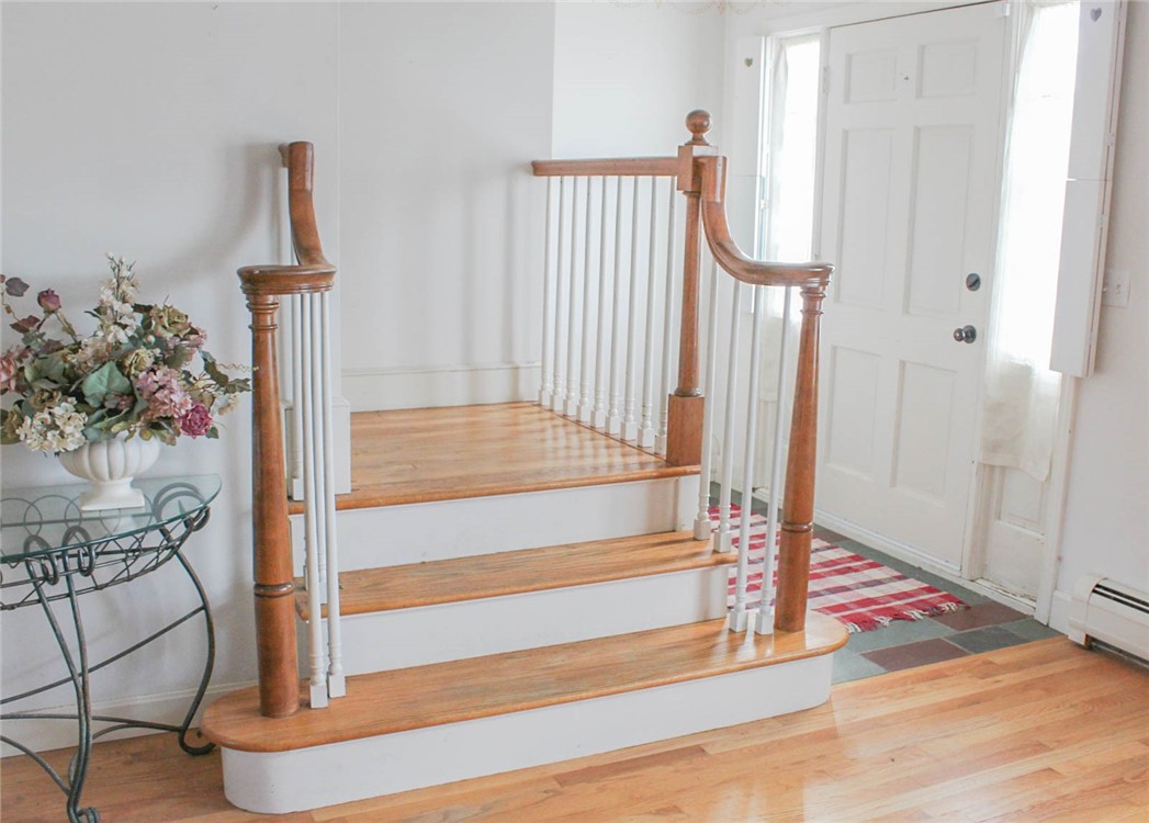 5 Denver Avenue Warren, RI 02885 - Photo 12 of 18 Entry & Elegant Stairway to 2nd Floor