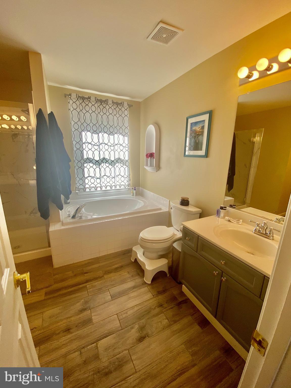 64 Tavern Road Stafford, VA 22554 - Photo 18 of 24 a bathroom with a sink mirror bathtub and toilet