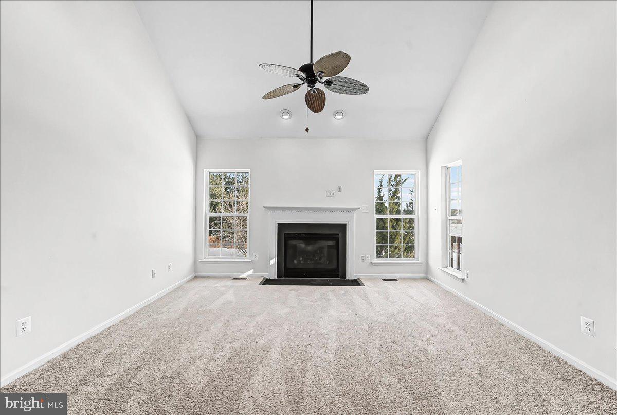 339 Pierce Run Newark, DE 19702 - Photo 15 of 37 a view of a livingroom with a fireplace and a chandelier fan