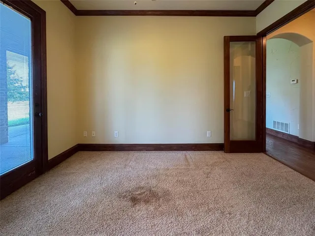 a view of an empty room