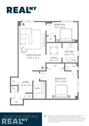 $999,999 | 200 East 24th Street, Unit 706 | Kips Bay