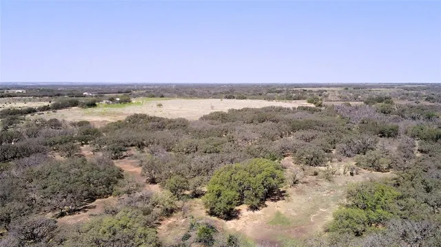 an aerial view of mountain and trees