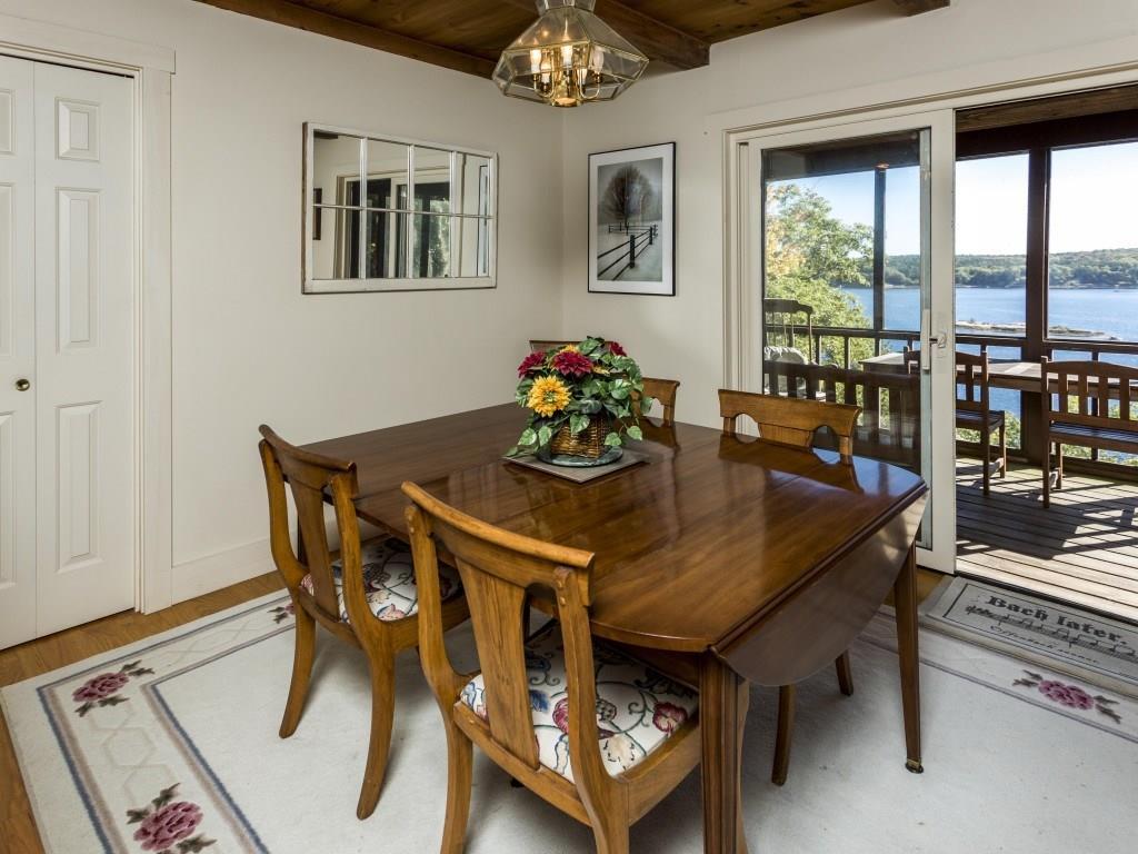 127 Appalachee Road Boothbay Harbor, ME 04538 - Photo 11 of 35 The dining room open to living area...