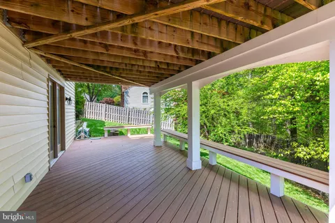 a view of a roof deck