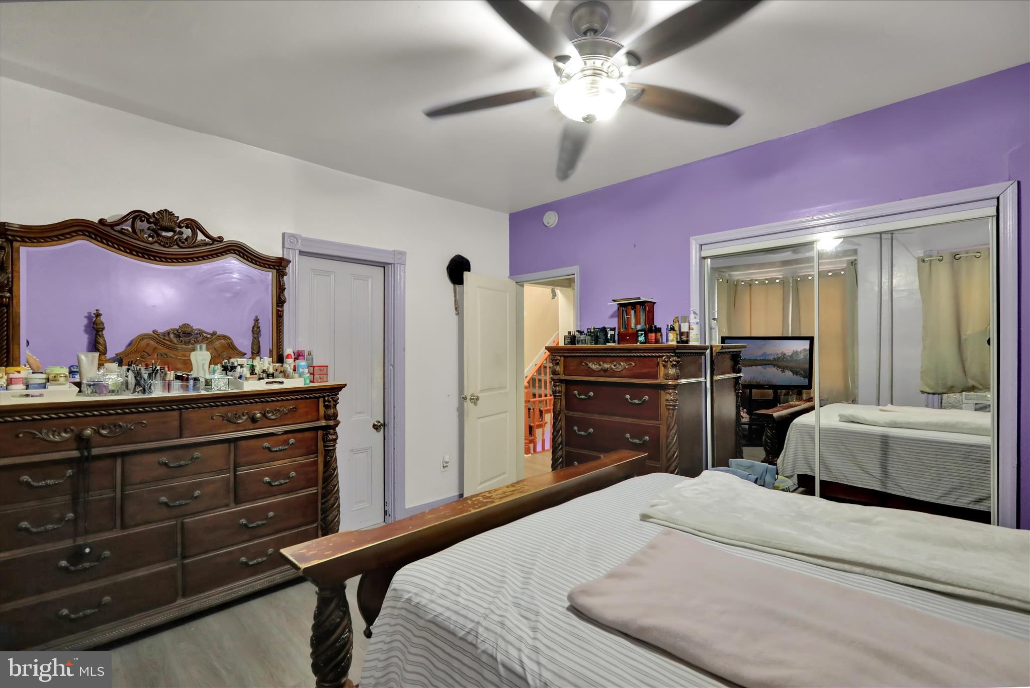 407 South 7th Street Reading, PA 19602 - Photo 29 of 36 a bed room with a bed and a television