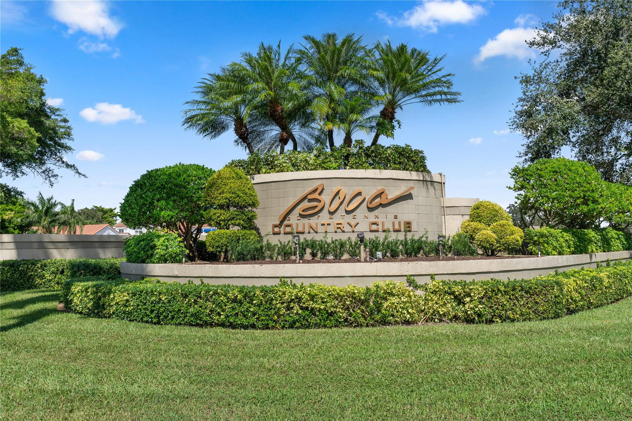 Entrance to Boca Country Club