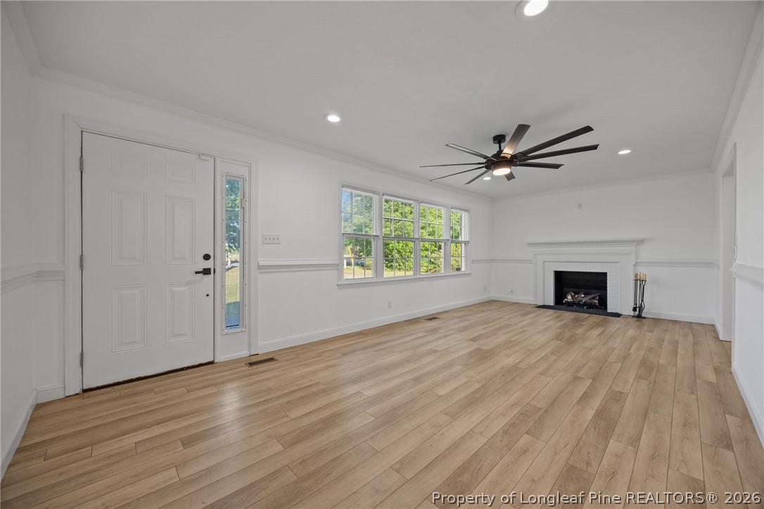 309 Cornith Road Pembroke, NC 28372 - Photo 25 of 49 wooden floor in an empty room with a window