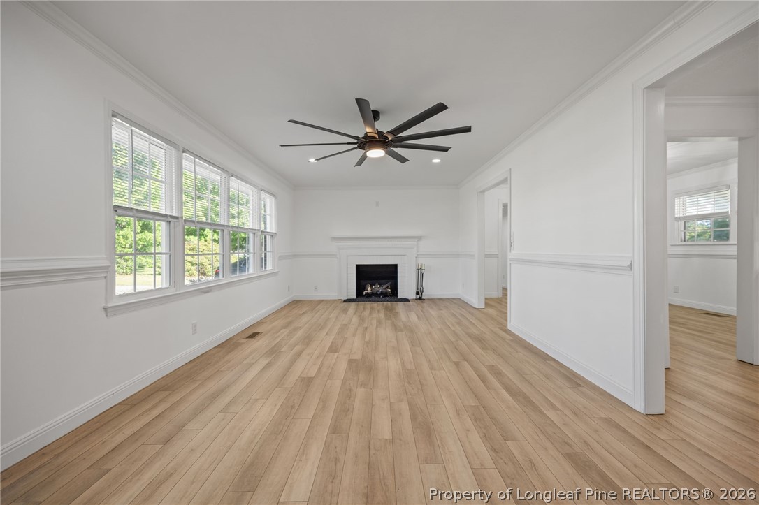 309 Cornith Road Pembroke, NC 28372 - Photo 29 of 49 wooden floor in an empty room with a window