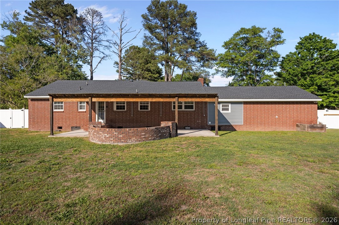 309 Cornith Road Pembroke, NC 28372 - Photo 41 of 49 front view of a house with a yard