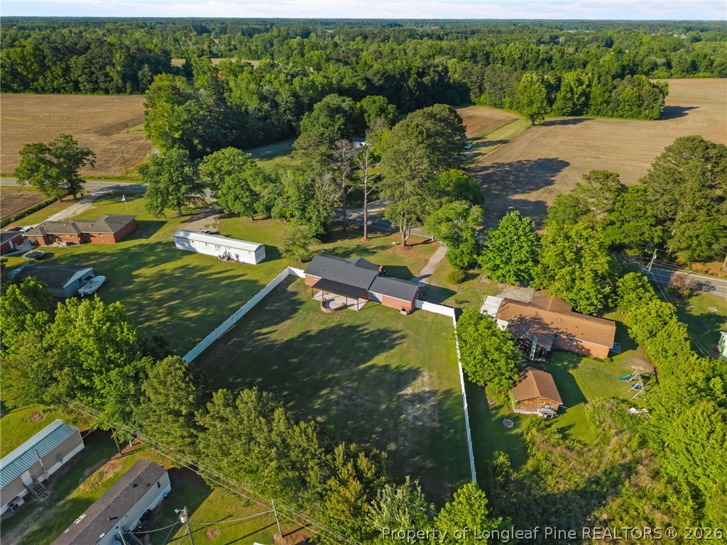 309 Cornith Road Pembroke, NC 28372 - Photo 10 of 49 an aerial view of residential house with outdoor space