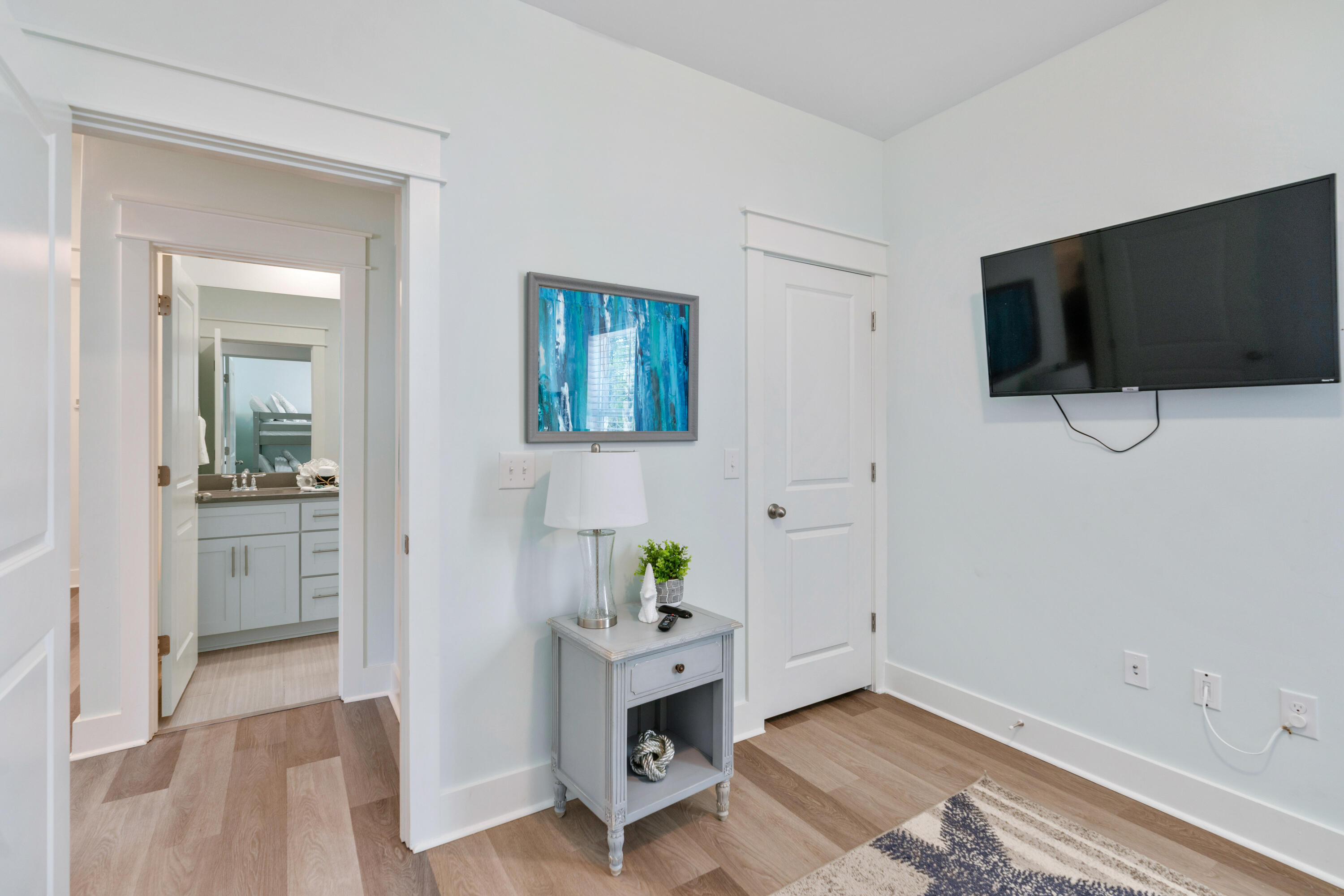 30 Constant Avenue Santa Rosa Beach, FL 32459 - Photo 28 of 51 a living room with furniture and a flat screen tv