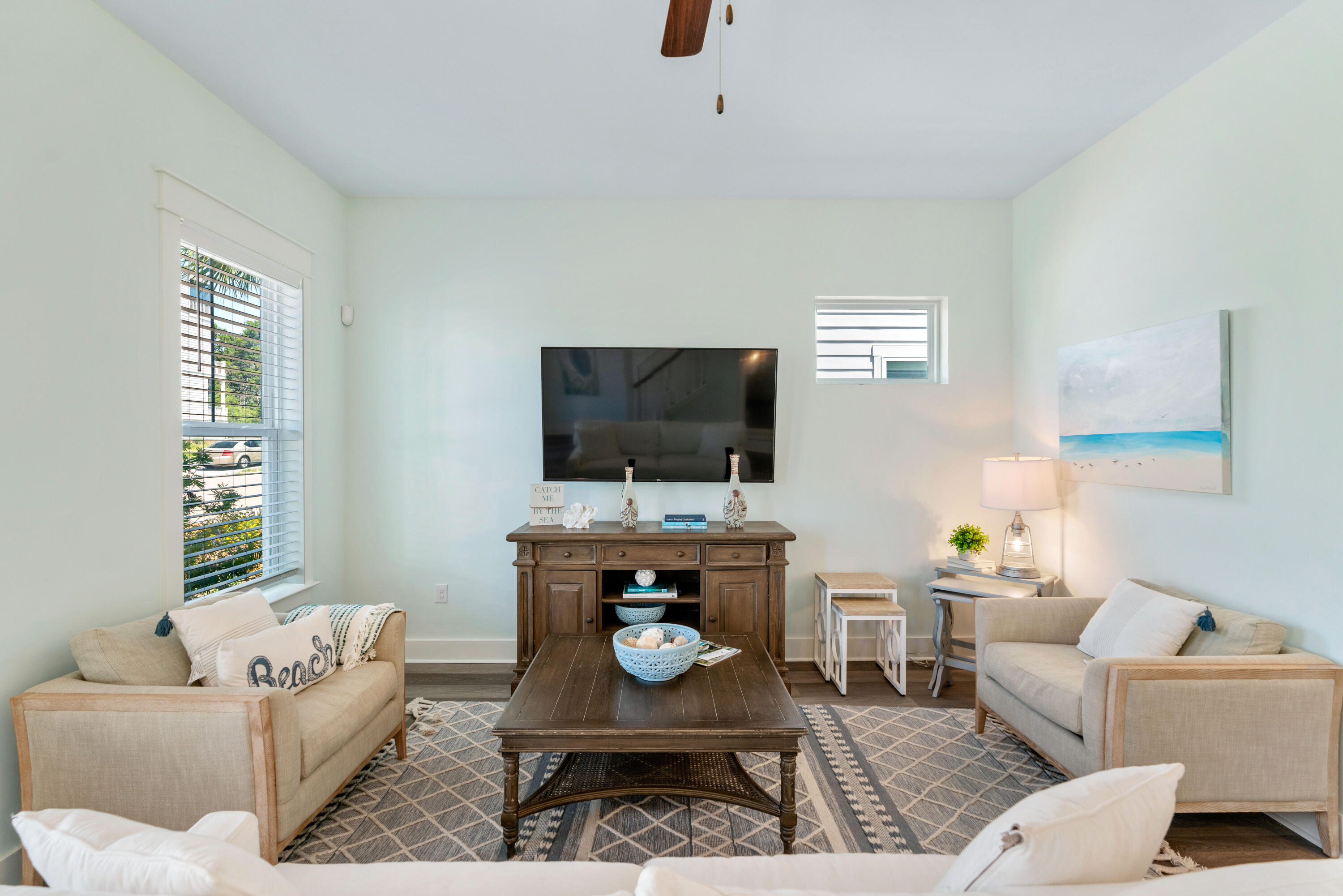 30 Constant Avenue Santa Rosa Beach, FL 32459 - Photo 3 of 51 a living room with furniture and a flat screen tv