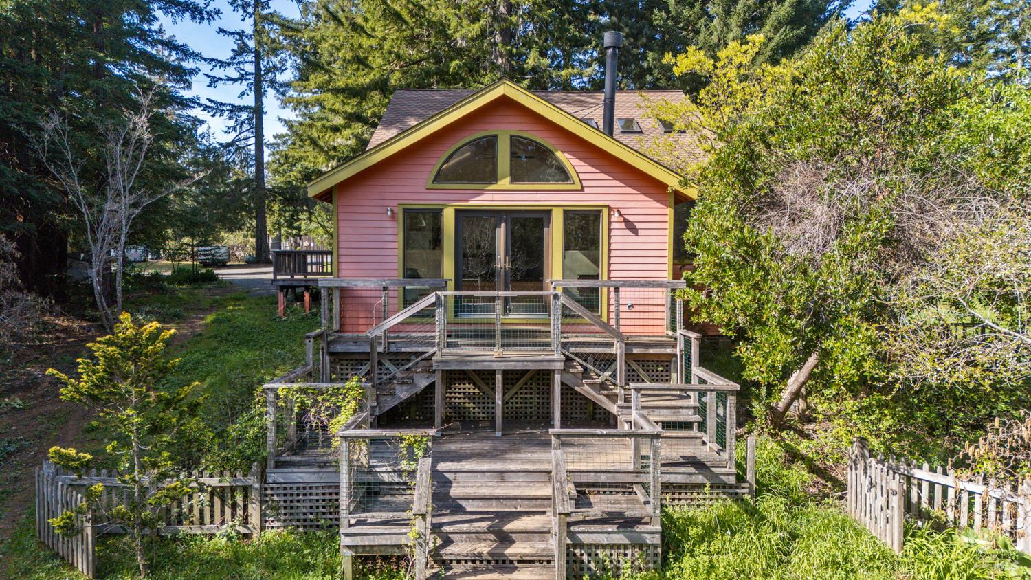 27851 Tenmile Road Gualala, CA 95445 - Photo 33 of 34 View of back of house / deck