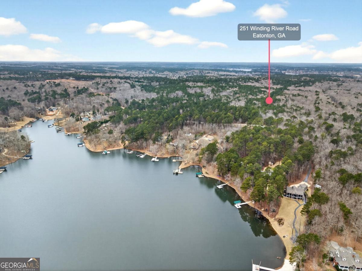 a view of a street with an ocean view