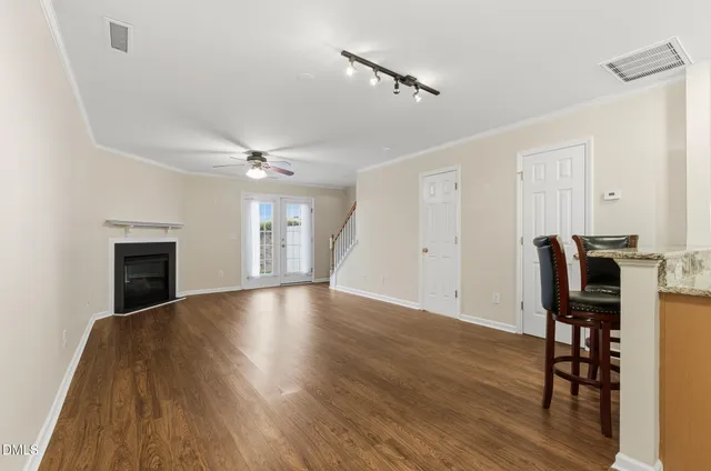 a view of an entryway door