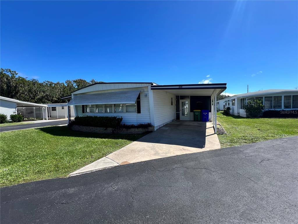 a view of house with outdoor space