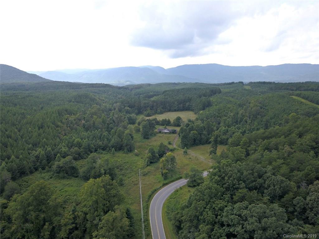 999 Holbert Cove Road Saluda, NC 28773 - Photo 1 of 14 a view of a lush green hillside and a houses