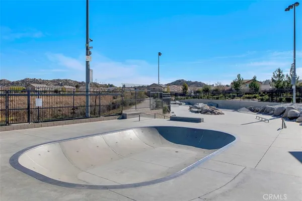 a view of outdoor space and swimming pool
