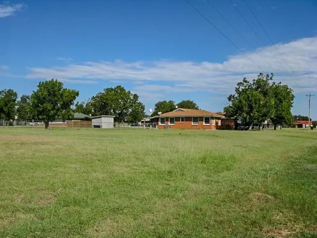 a view of a green field