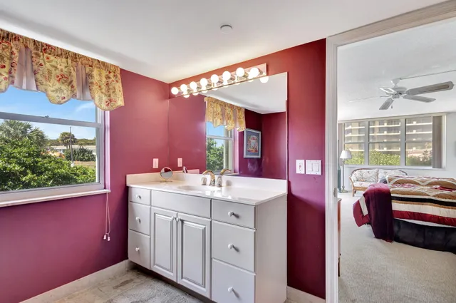 a view of a lake with a houses