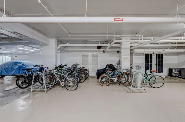 a view of wooden balcony