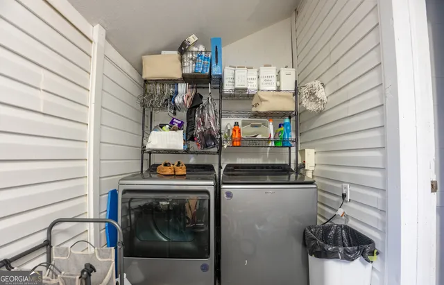 a close view of water heater room