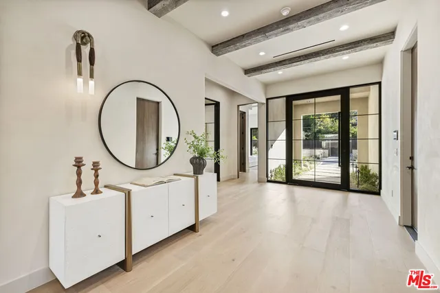 a workspace with furniture and window