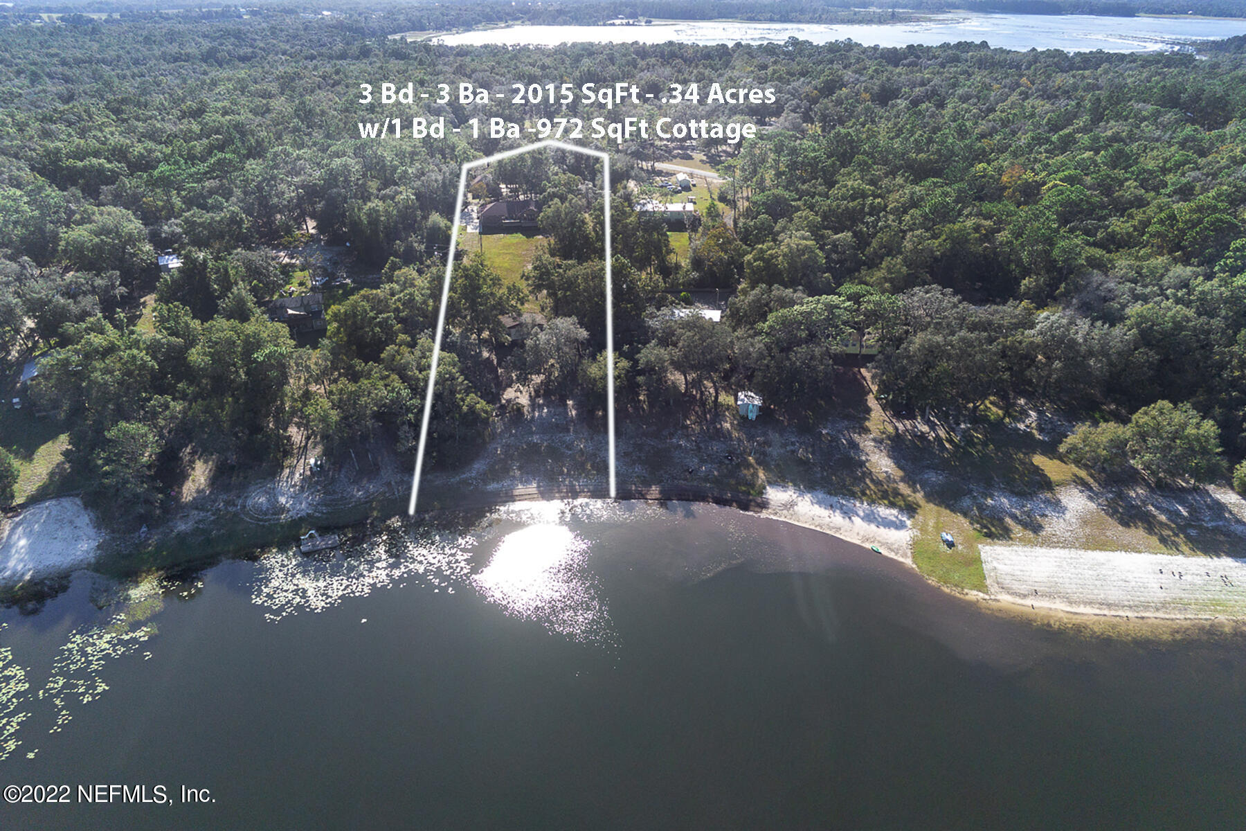 6120 Twin Lakes Road Keystone Heights, FL 32656 - Photo 38 of 54 Ext Lot Rear_