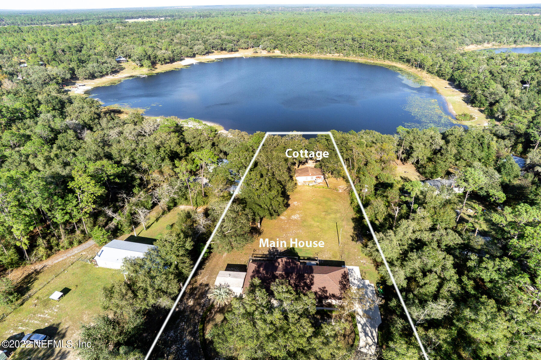 6120 Twin Lakes Road Keystone Heights, FL 32656 - Photo 8 of 54 Drone Front Lot