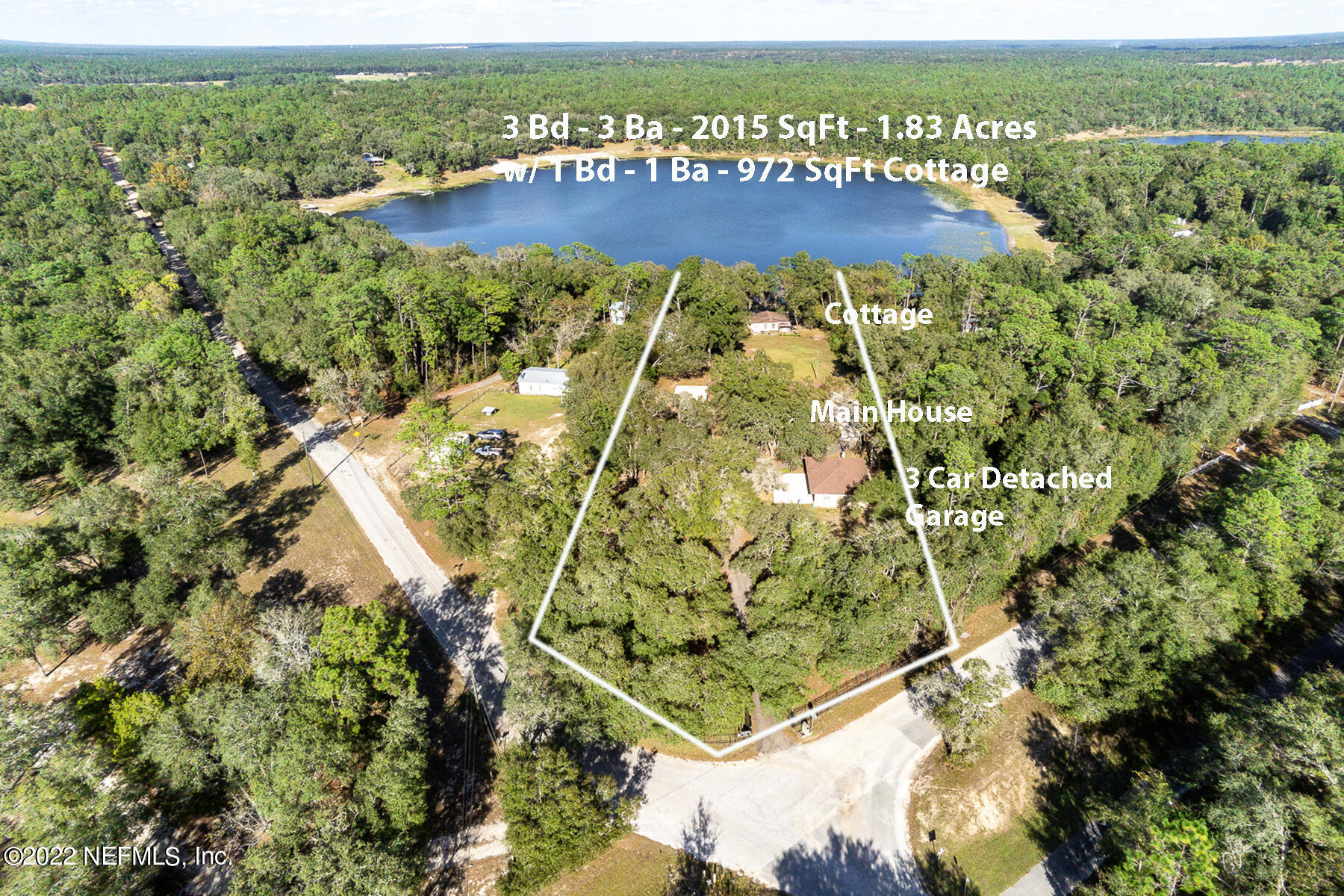 6120 Twin Lakes Road Keystone Heights, FL 32656 - Photo 9 of 54 Drone Front Lot