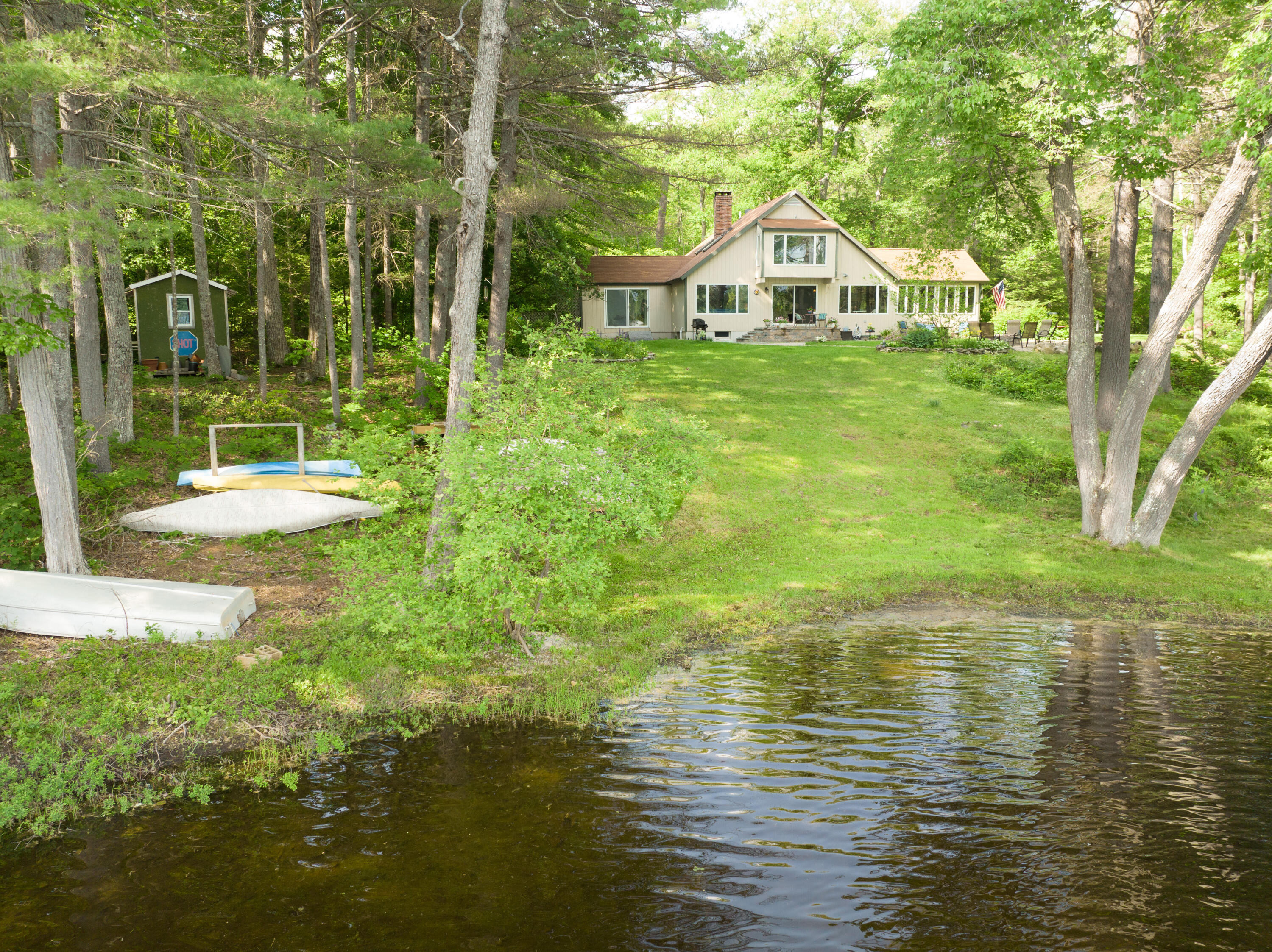 4 5 Kezar Ponds Road Waterford, ME 04088 - Photo 3 of 89 View from Pond