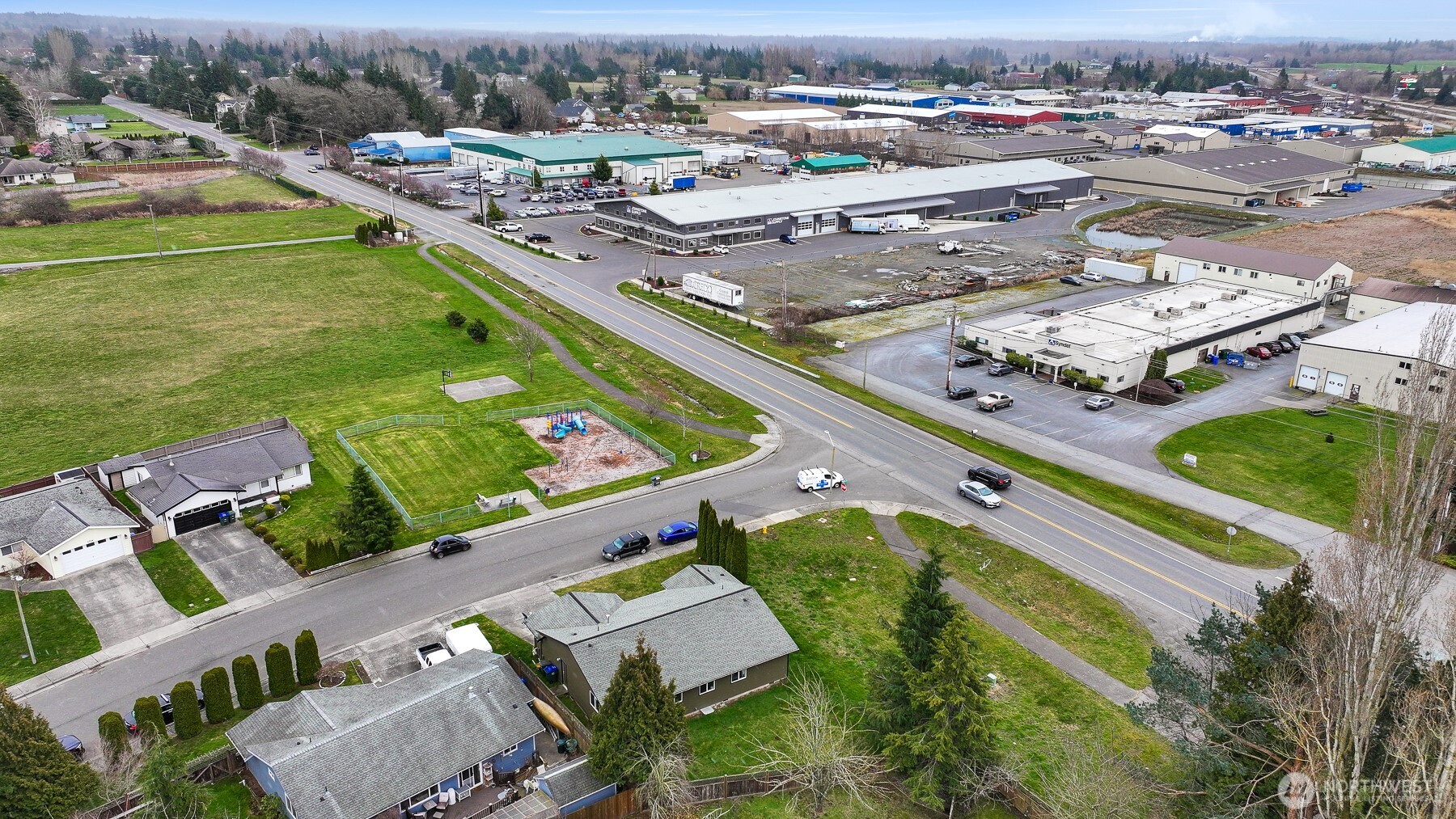 5315 Shields Road Ferndale, WA 98248 - Photo 33 of 36 an aerial view of a city