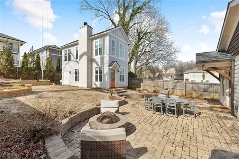 a view of backyard space