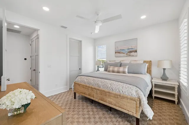 a view of a fireplace in a gallery