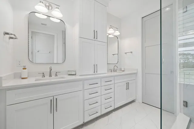 a front view of a house with swimming pool and yard