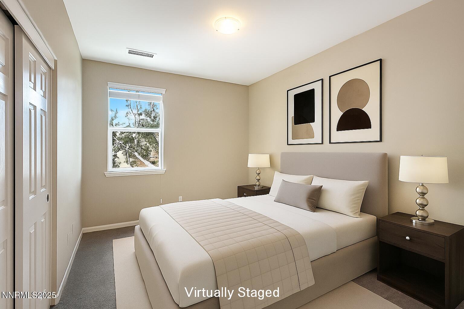 2180 Alamo Square Way Reno, NV 89509 - Photo 24 of 34 a bedroom with a bed and lamp with window