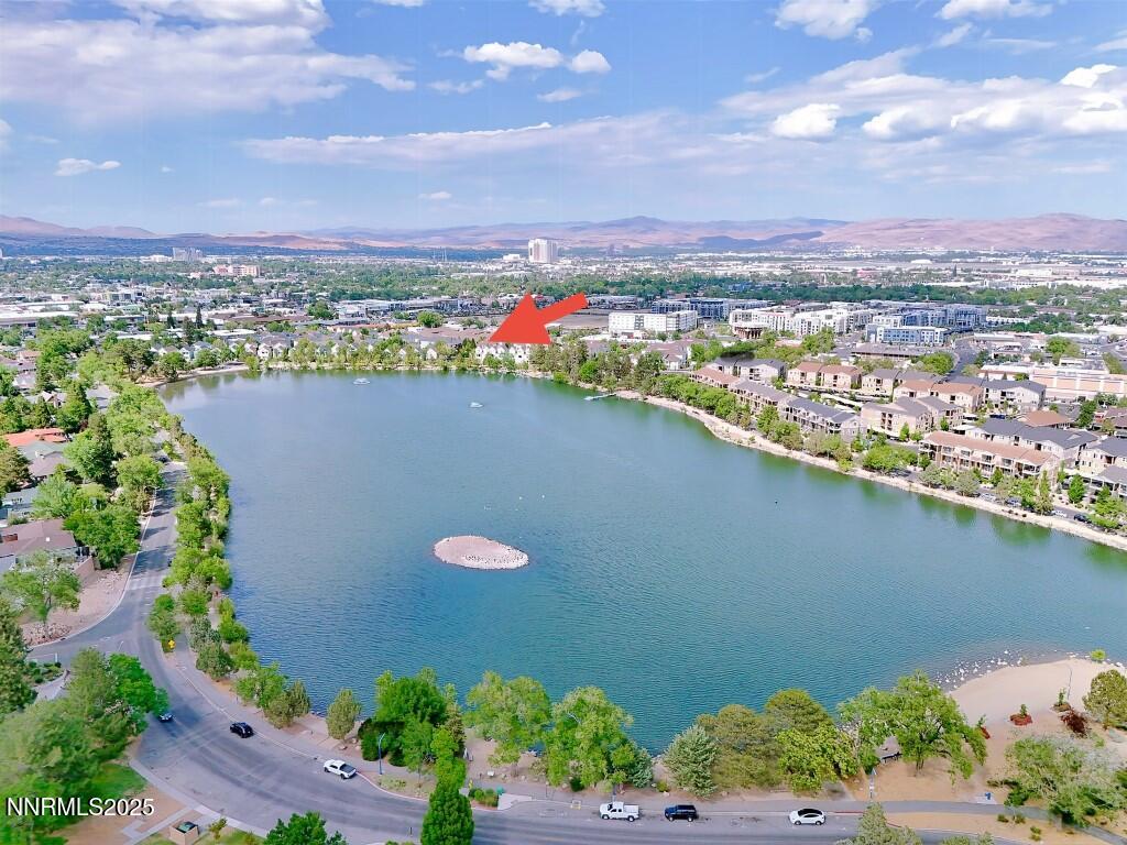 2180 Alamo Square Way Reno, NV 89509 - Photo 30 of 34 an aerial view of lake residential house with outdoor space