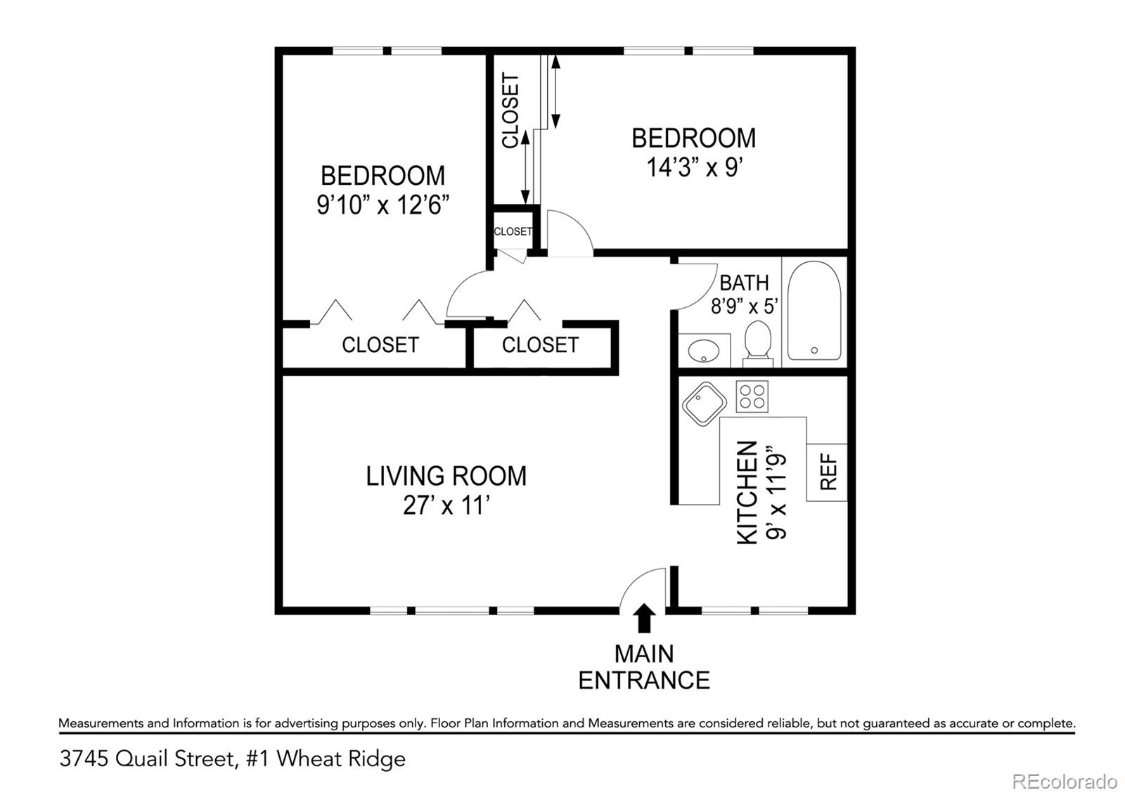 3745 Quail Street, Unit 1 Wheat Ridge, CO 80033 - Photo 3 of 16 Gallery Image 3