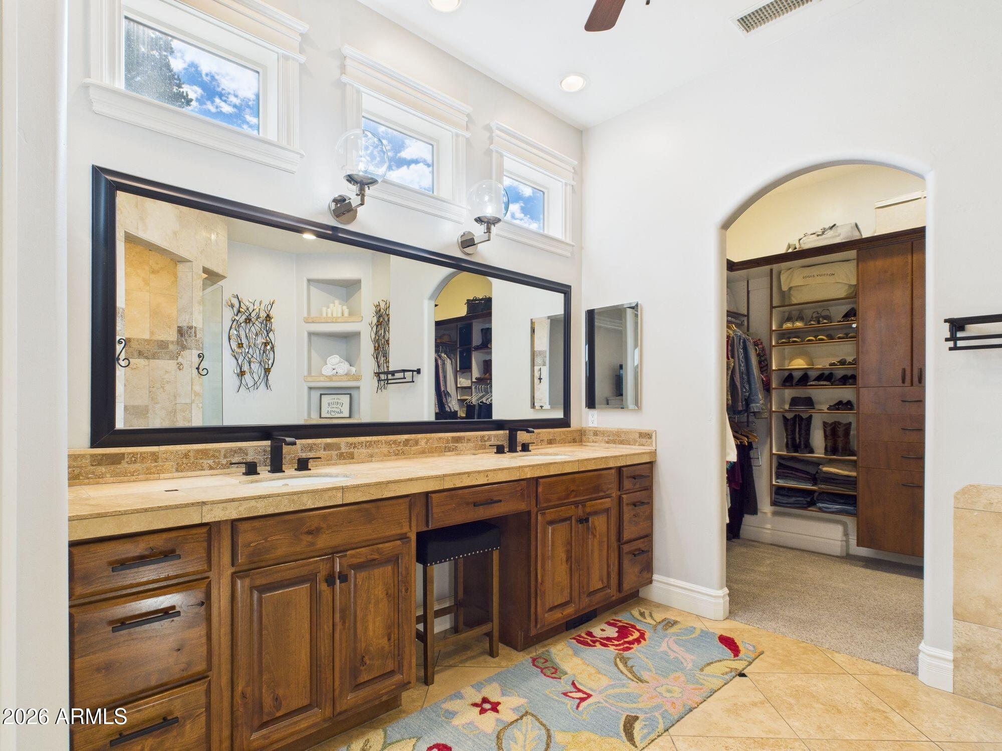 1006 West Rock Springs Circle Payson, AZ 85541 - Photo 13 of 35 a spacious bathroom with a sink double vanity