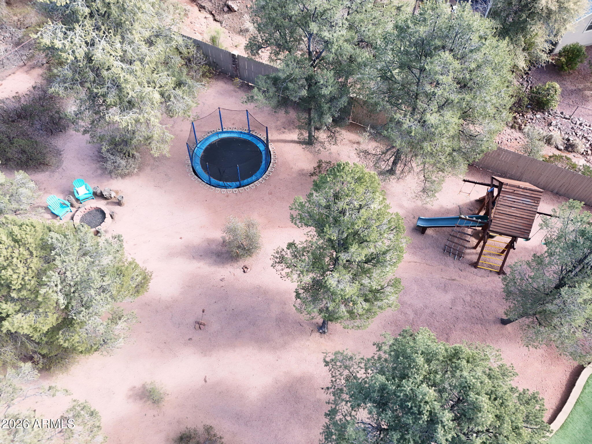 1006 West Rock Springs Circle Payson, AZ 85541 - Photo 30 of 35 an aerial view of a house with a yard and a tree
