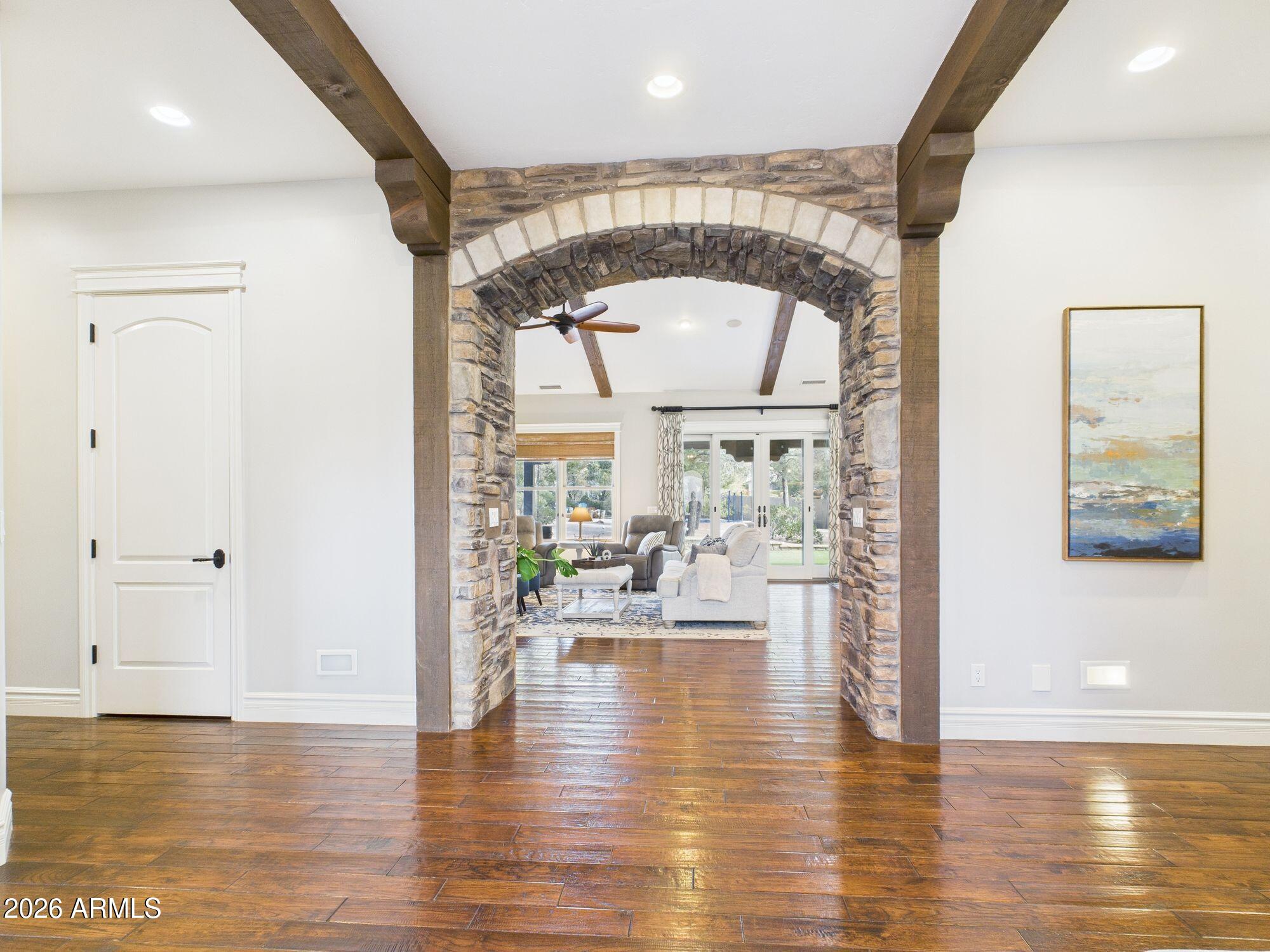 1006 West Rock Springs Circle Payson, AZ 85541 - Photo 7 of 35 a view of livingroom and dining room with wooden floor