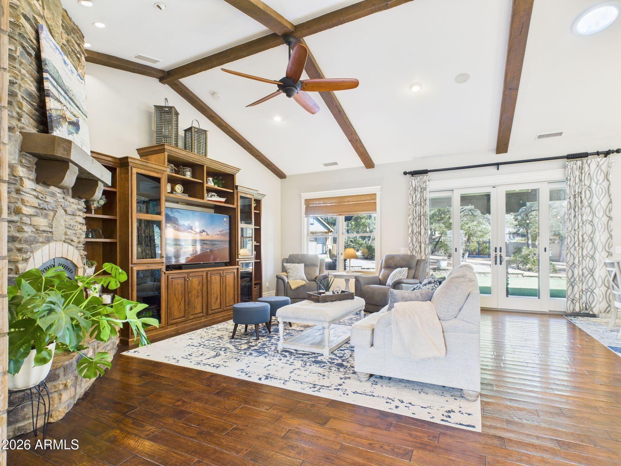 1006 West Rock Springs Circle Payson, AZ 85541 - Photo 8 of 35 a living room with furniture windows and wooden floor